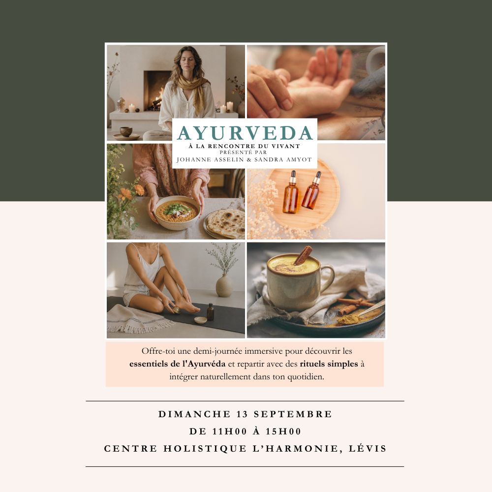 ayurveda rencontre du vivant demi journée