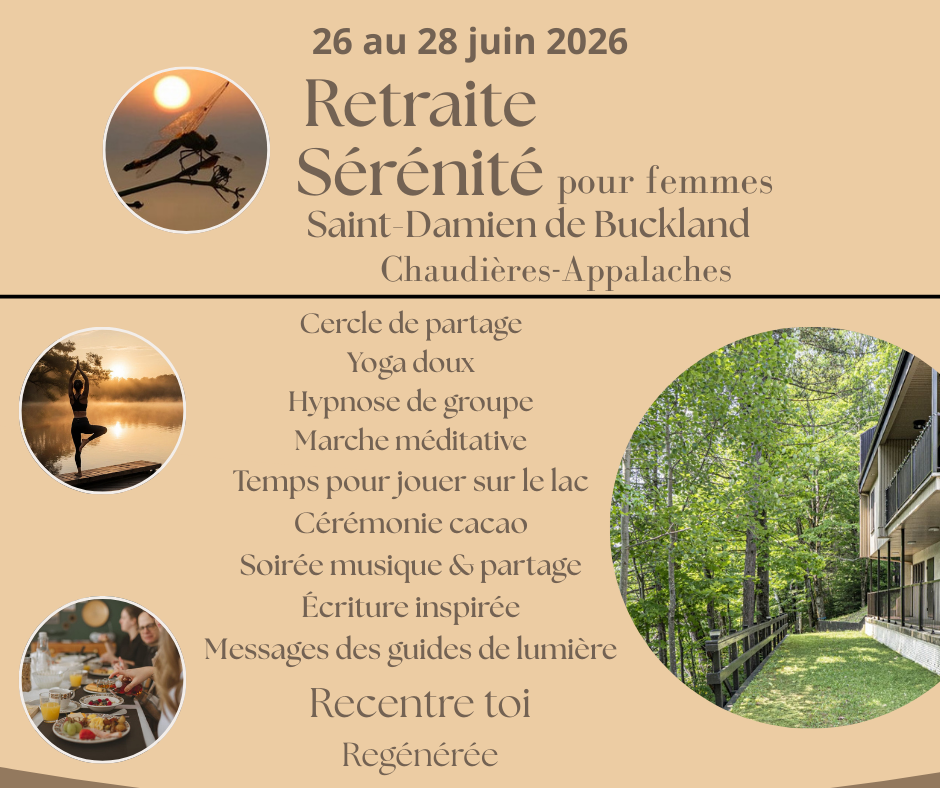 Retraite pour femmes à Saint-Damien de Buckland